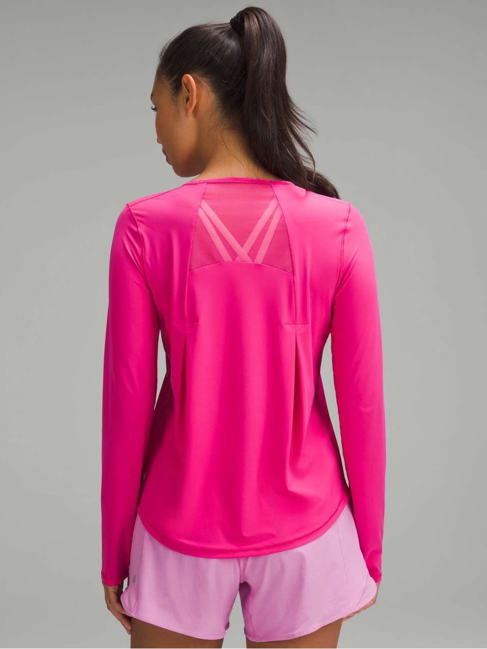 Lululemon Sculpt Long-Sleeve Shirt in 
Sonic Pink - Picture 2 of 9